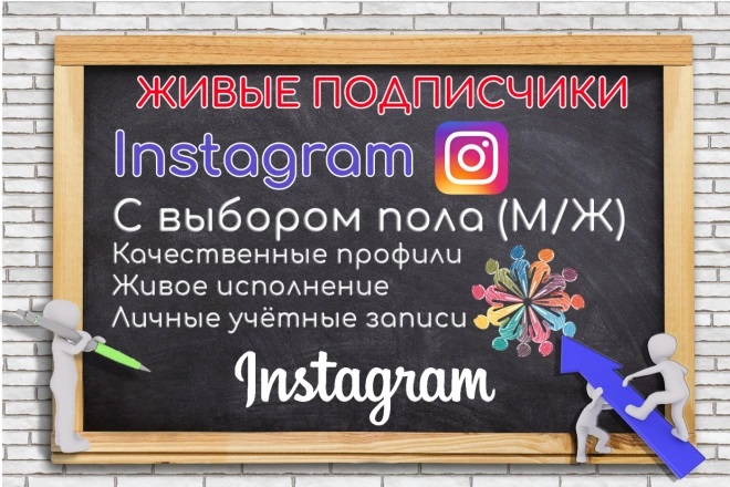 250 живых подписчика на профиль в Instagram без ботов