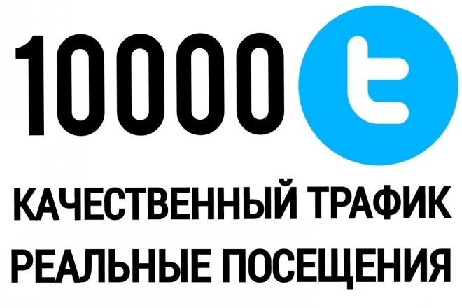 10 000 посещений для сайта из Твиттера